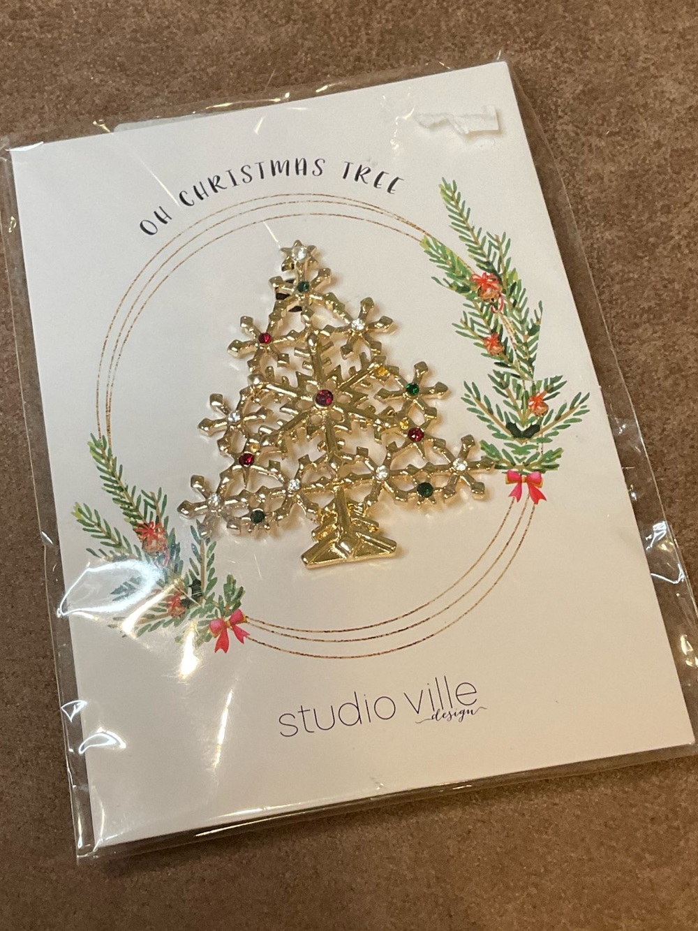 Oh Christmas Tree Brooch